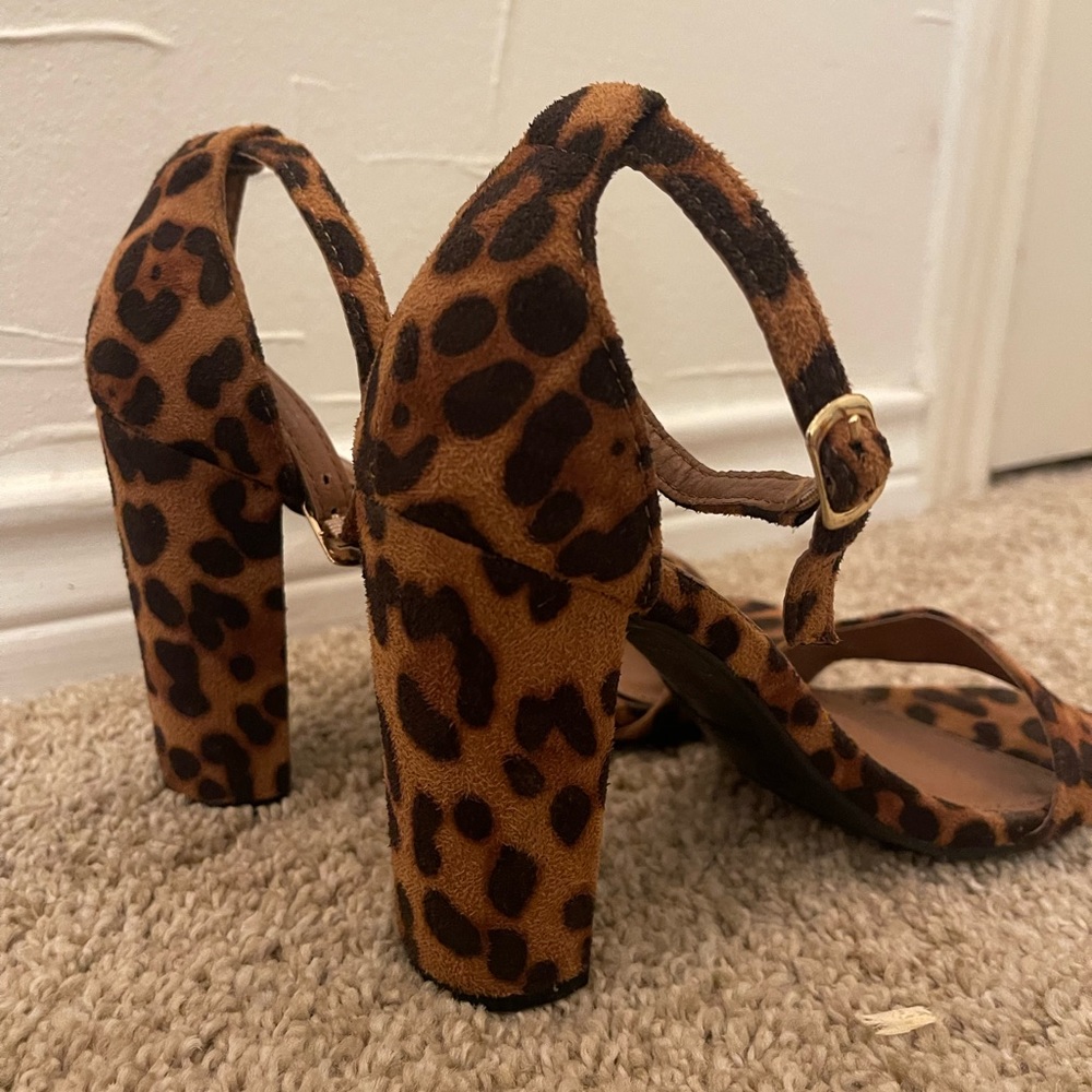 Cheetah Heels Size 8